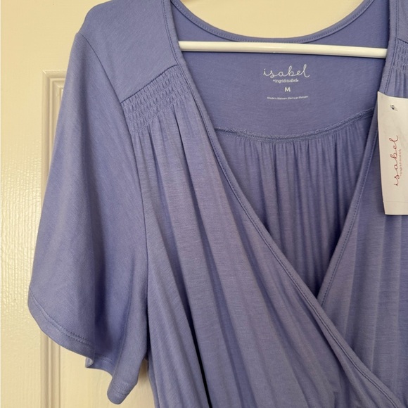 Isabel by Ingrid & Isabel Purple Midi/Maxi Dress with Flutter Sleeves - Picture 4 of 5